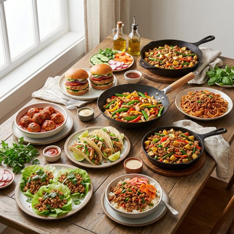 Ground Chicken Recipes